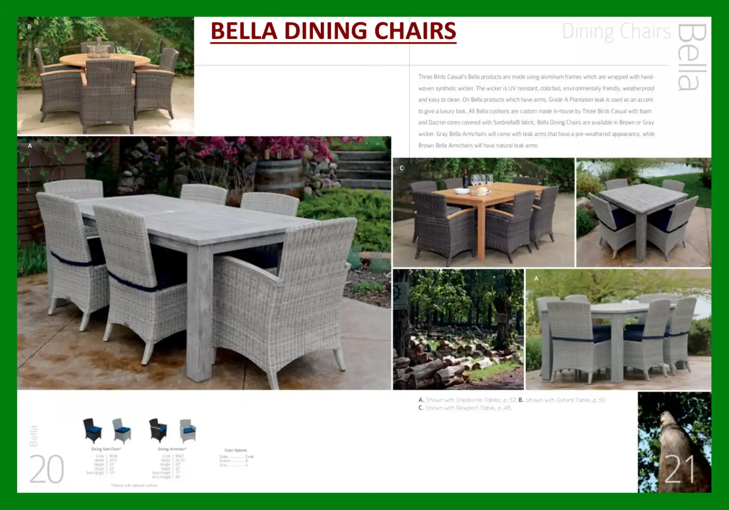 BELLA DINING CHAIRS