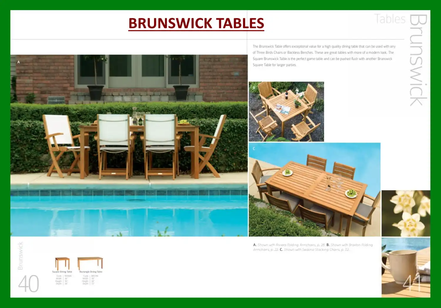 BRUNSWICK TABLES