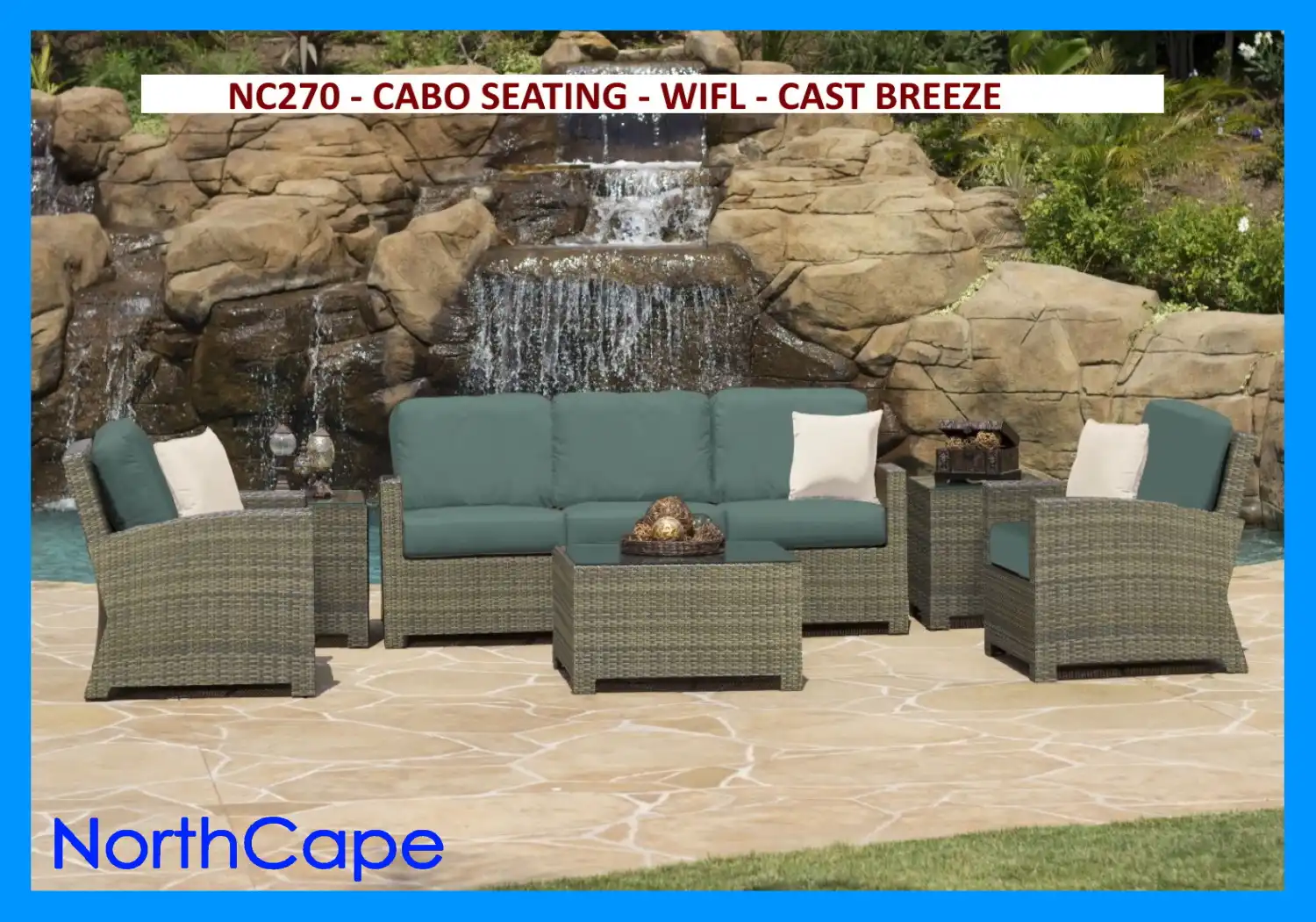 NC0270 - CABO SEATING - SOFA & LOUNGE CHAIRS WIFL - CAST BREEZE