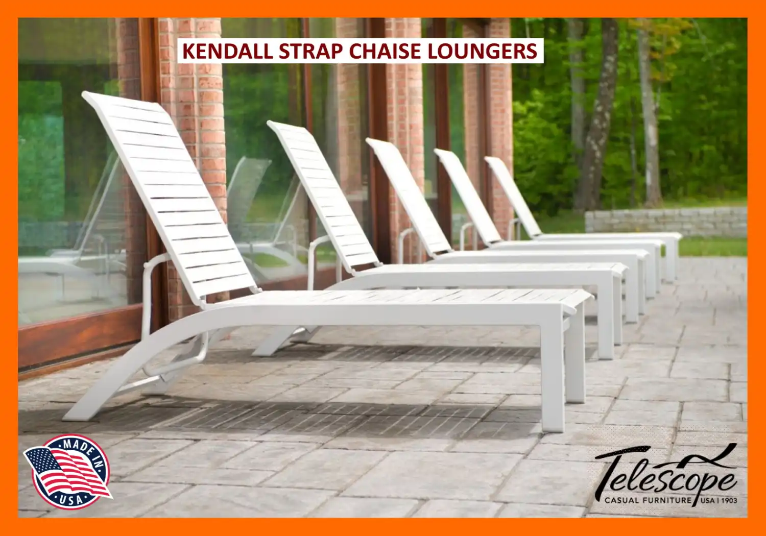 KENDALL STRAP CHAISE LOUNGERS