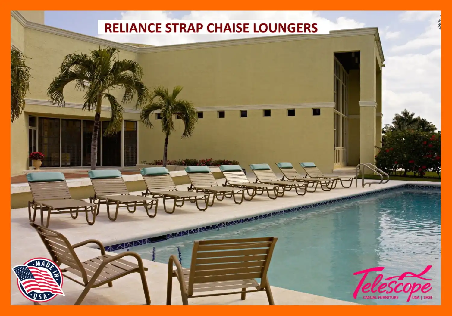 RELIANCE STRAP CHAISE LOUNGERS
