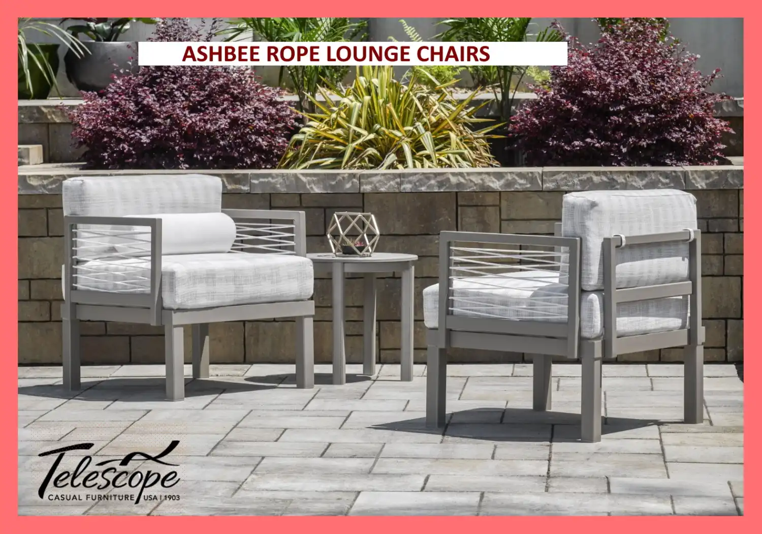 ASHBEE ROPE LOUNGE CHAIRS