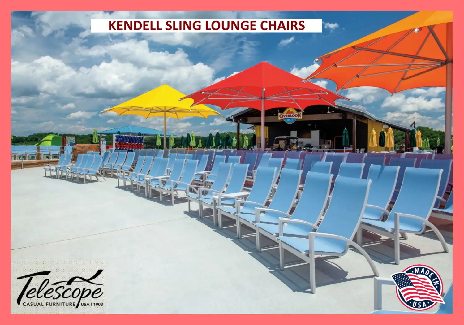 KENDELL SLING LOUNGE CHAIRS