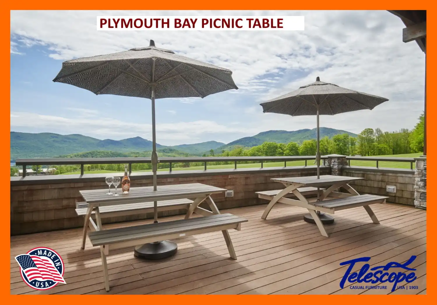 PLYMOUTH BAY PICNIC TABLE