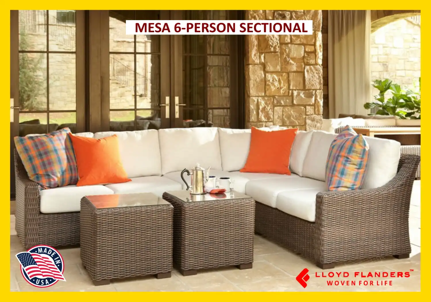 MESA 6-PERSON SECTIONAL