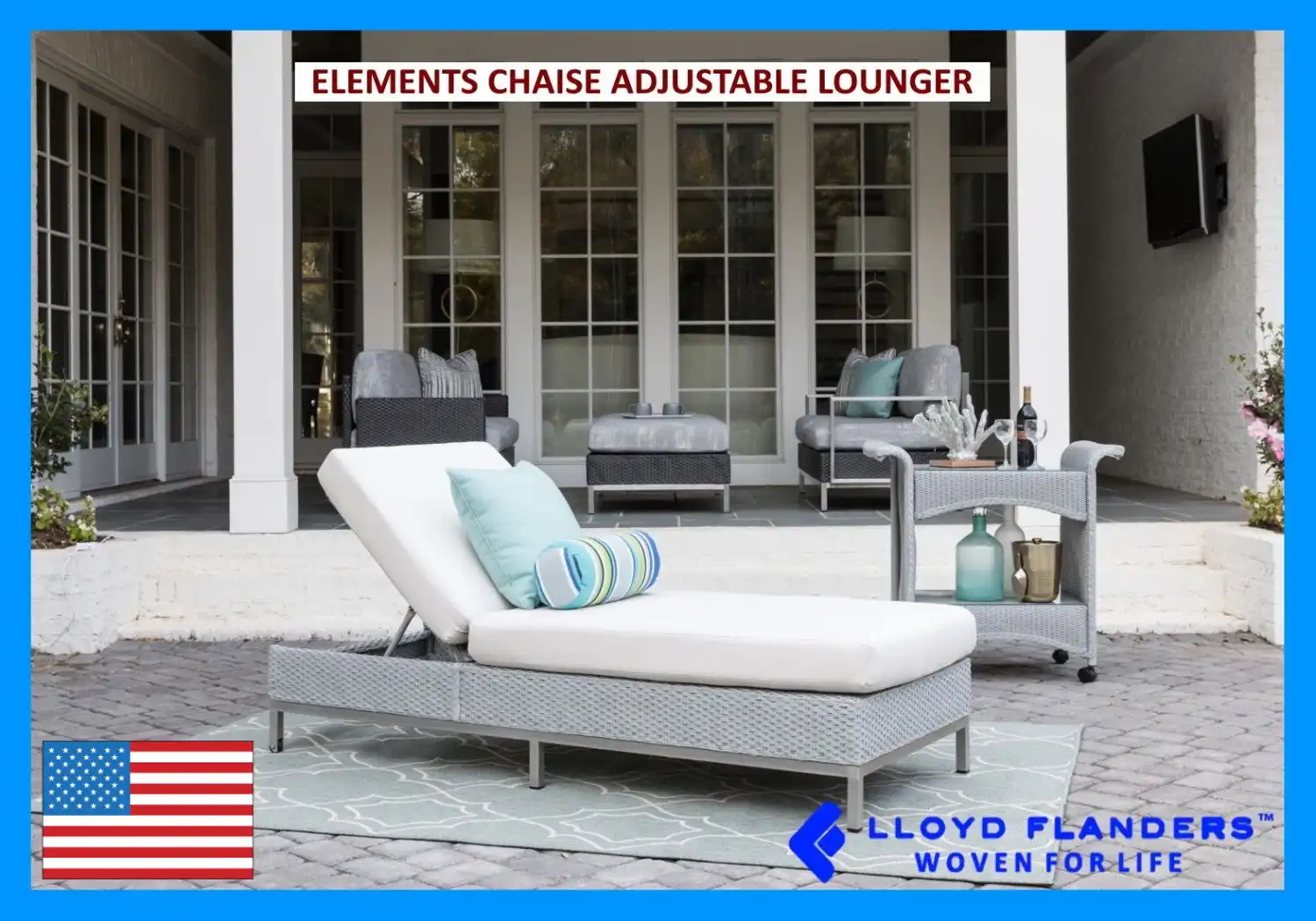 ELEMENTS CHAISE ADJUSTABLE LOUNGER