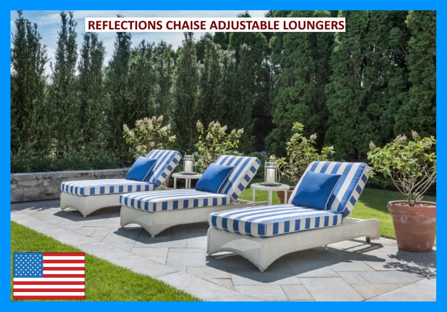 REFLECTIONS CHAISE ADJUSTABLE LOUNGERS