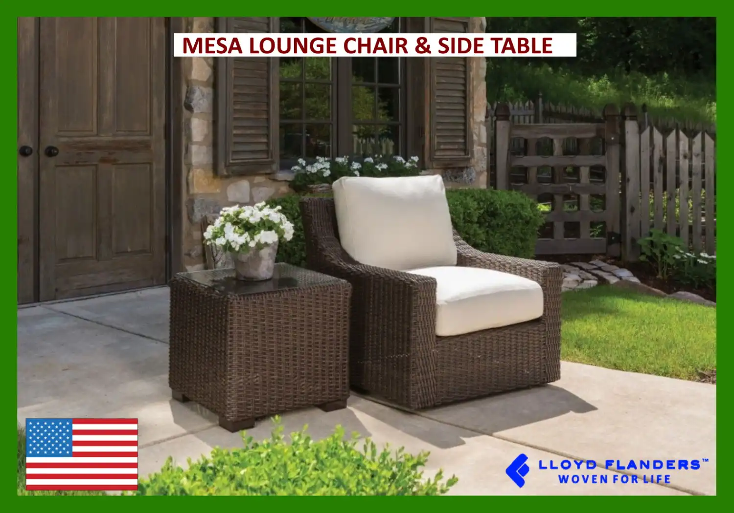MESA LOUNGE CHAIR & SIDE TABLE