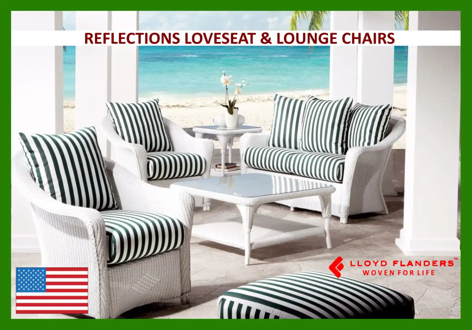 REFLECTIONS LOVESEAT & LOUNGE CHAIRS