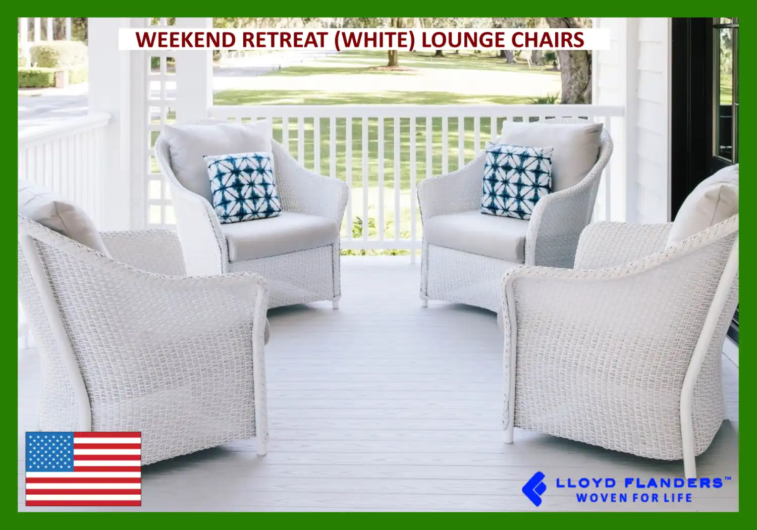 WEEKEND RETREAT (WHITE) LOUNGE CHAIRS