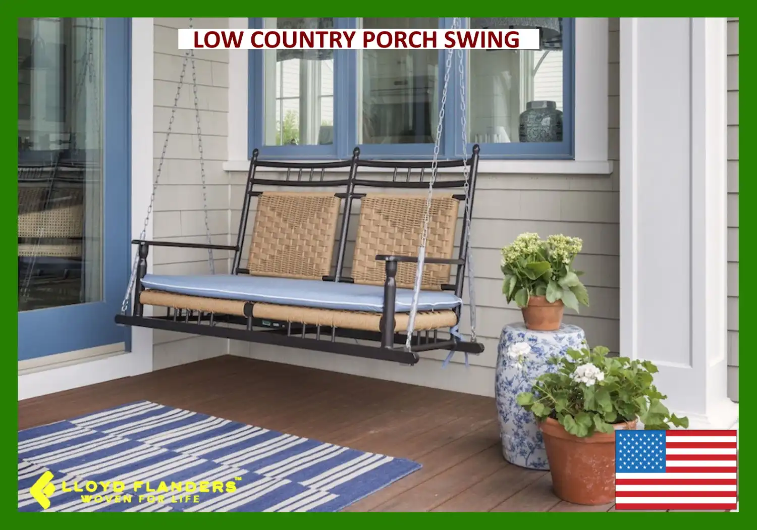 LOW COUNTRY PORCH SWING