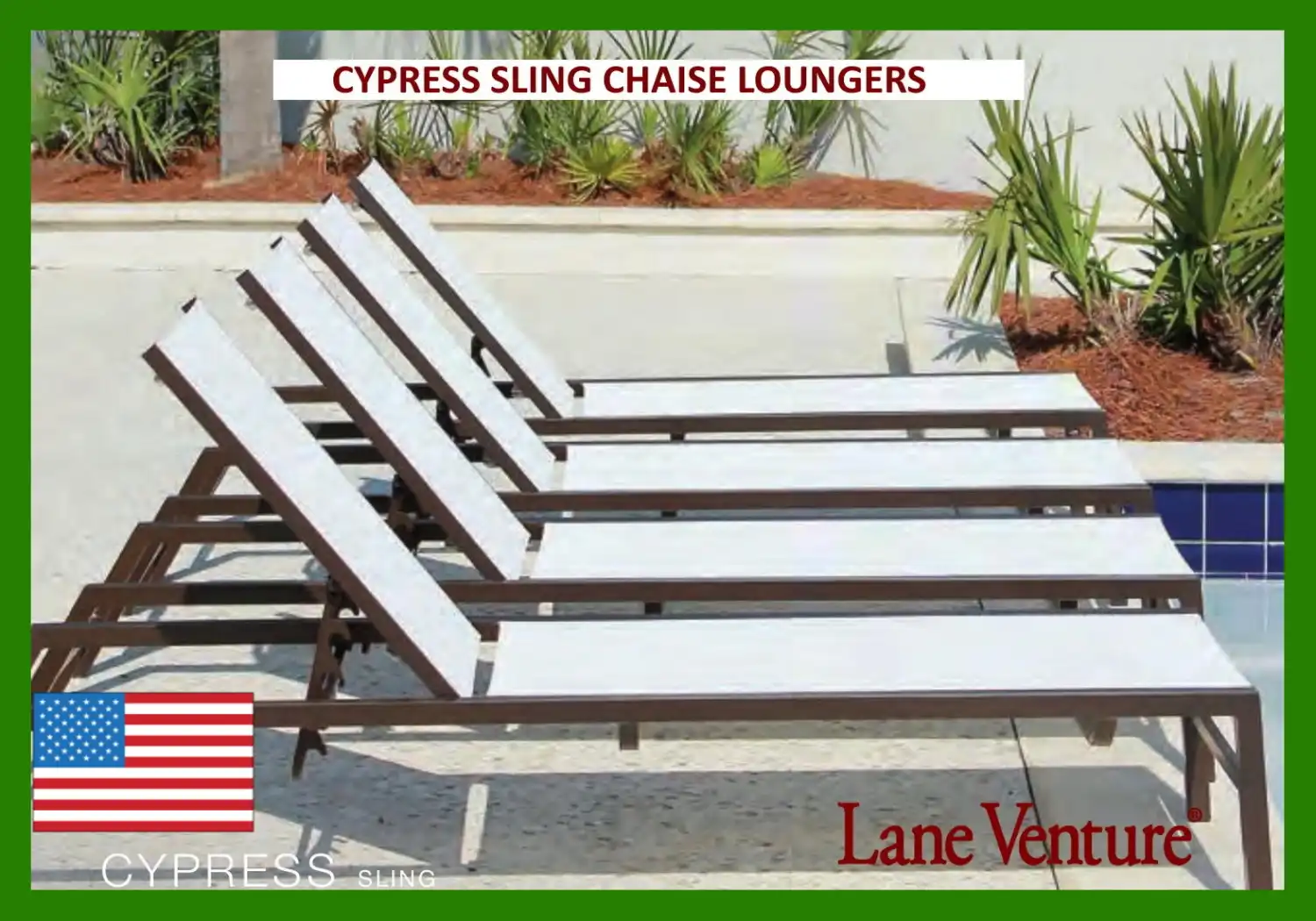 CYPRESS SLING CHAISE LOUNGERS