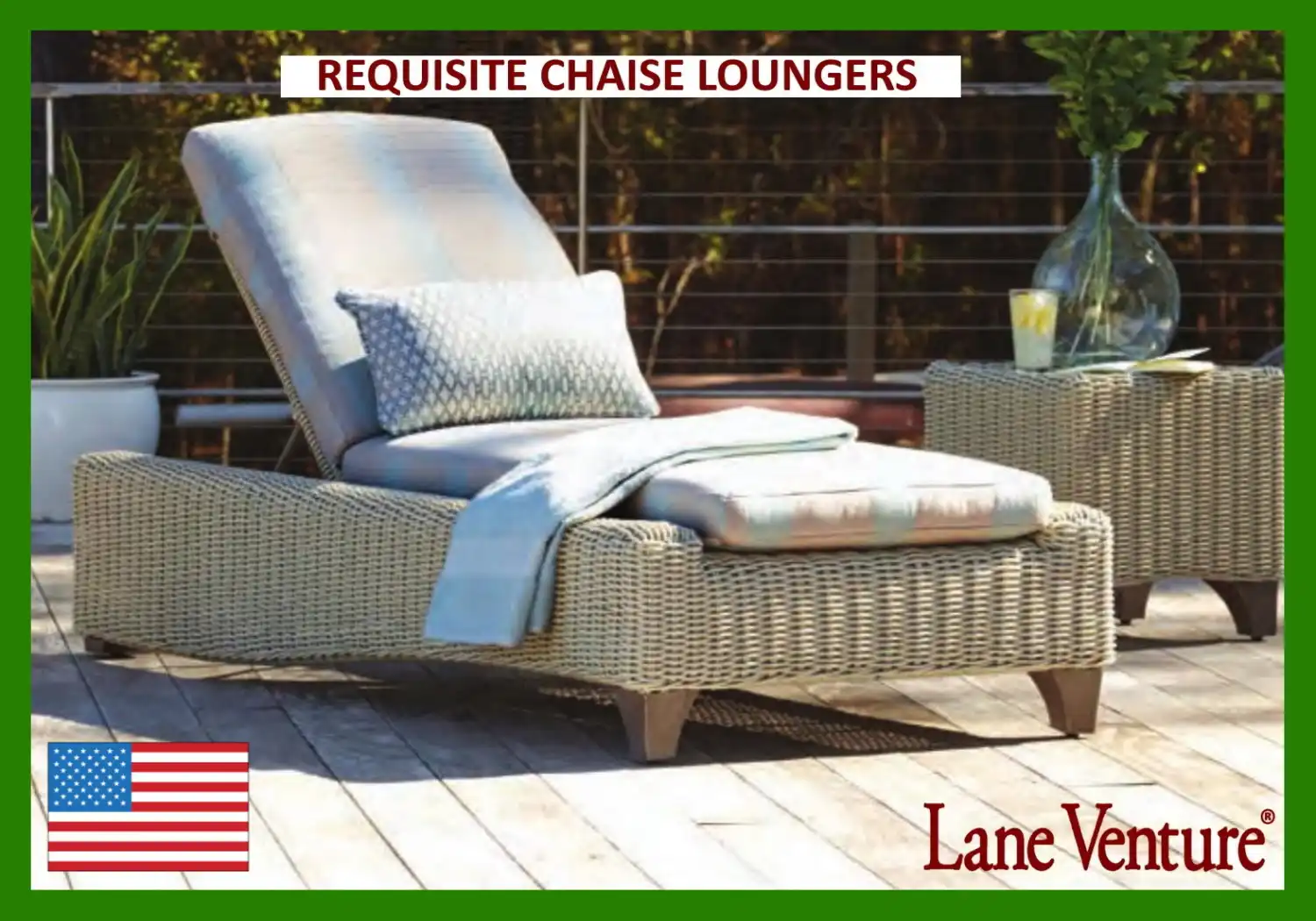 REQUISITE CHAISE LOUNGERS
