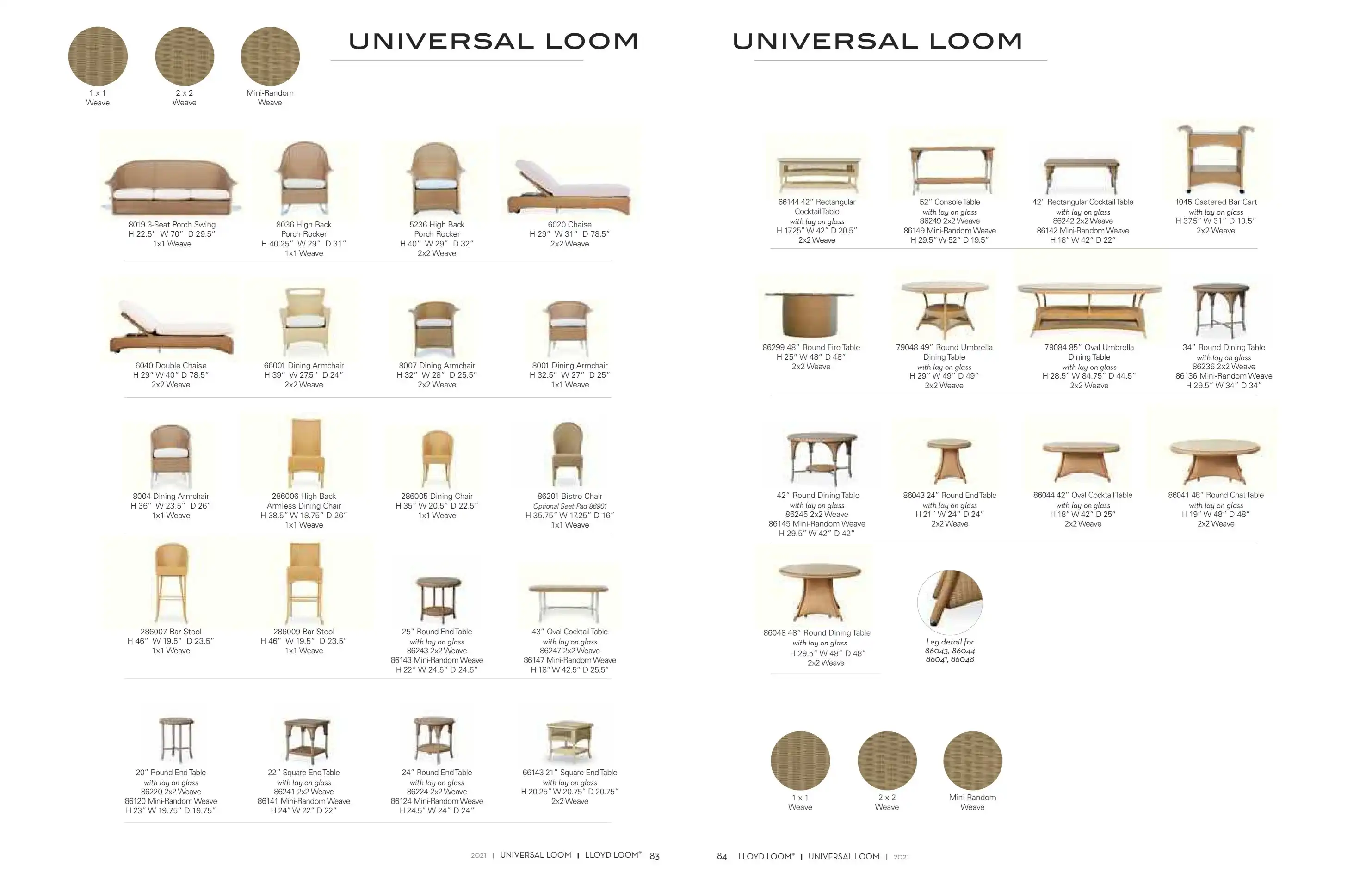 UNIVERSAL Loom (2) (Lloyd Loom) by Lloyd Flanders