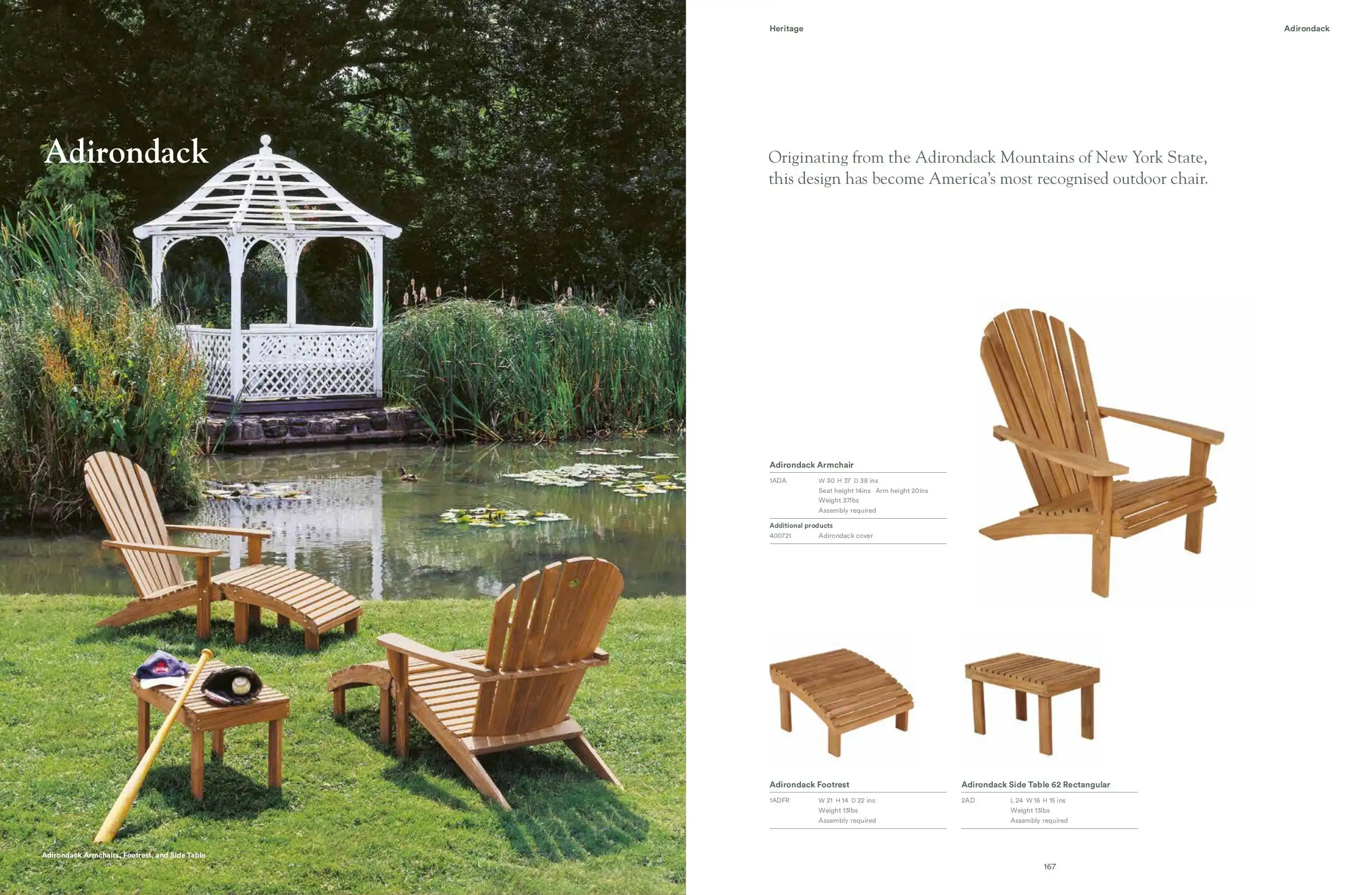 ADIRONDAK (Heritage Teak) Lounge Chairs