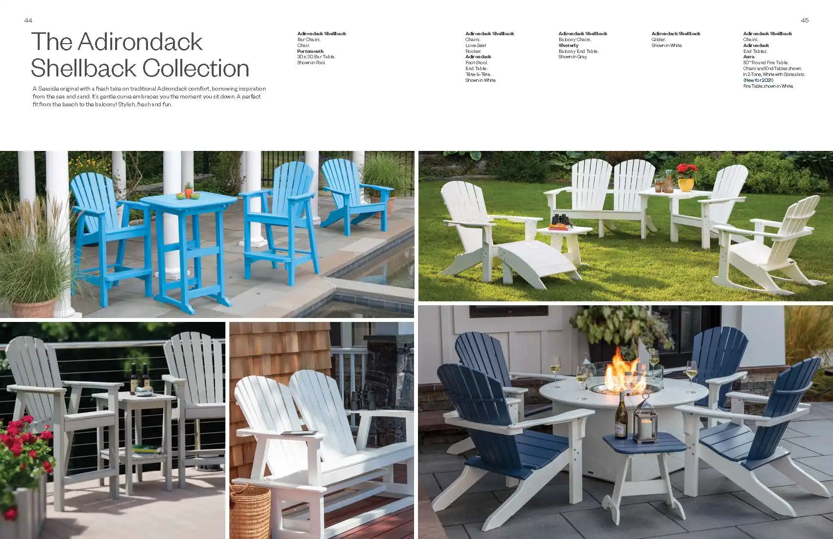 ADIRONDACK Shellback Collection by Seaside Casual