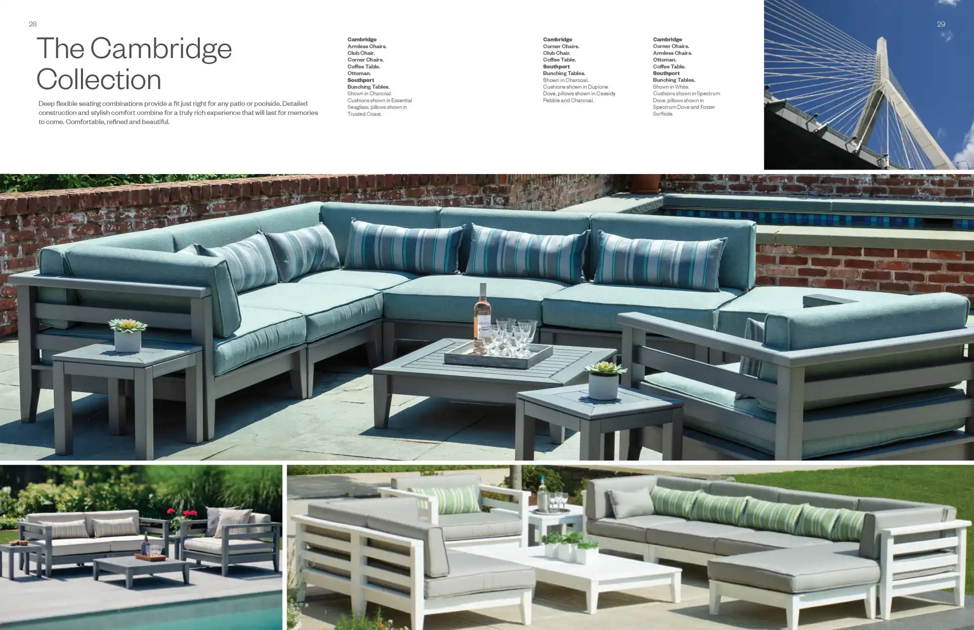 CAMBRIDGE Sectional Collection by Seaside Casual