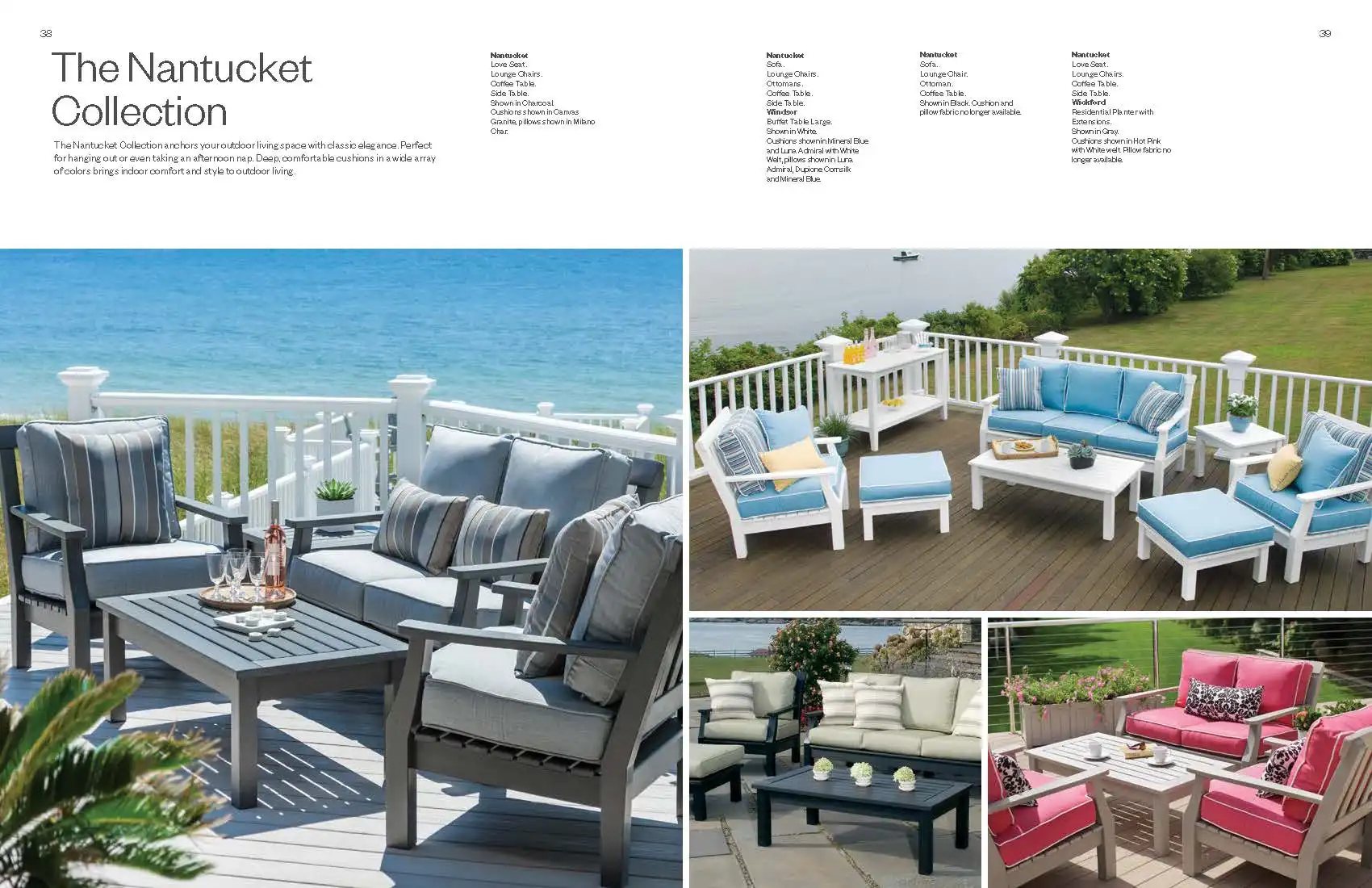 NANTUCKET Seating Collection by Seaside Casual