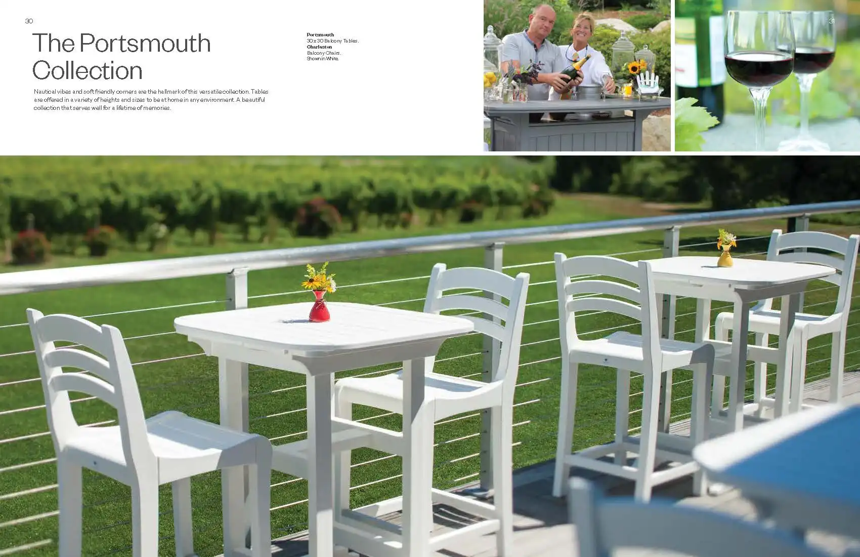 PORTSMOUTH Bar Seating Collection by Seaside Casual