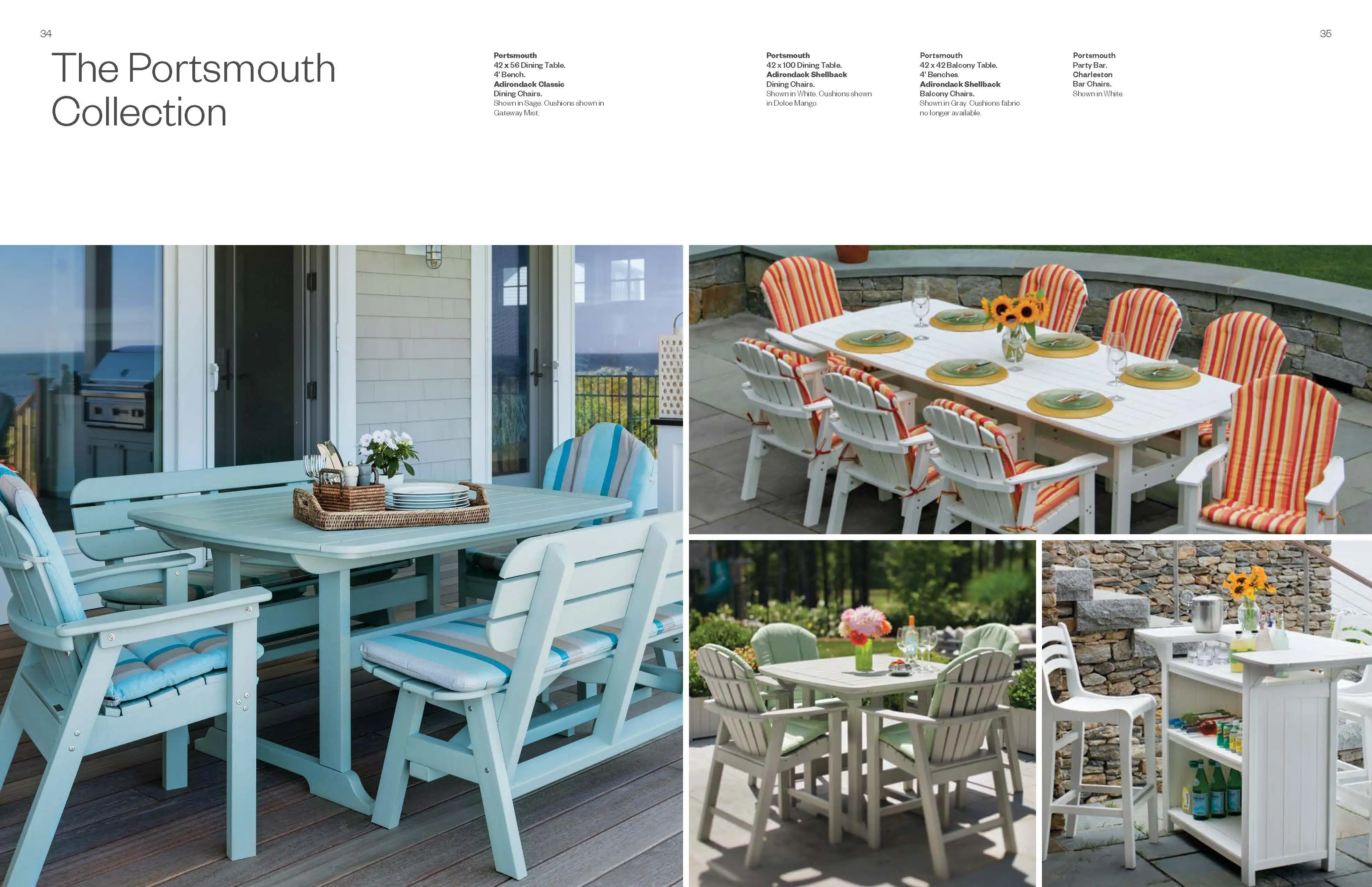 PORTSMOUTH Dining Collection by Seaside Casual
