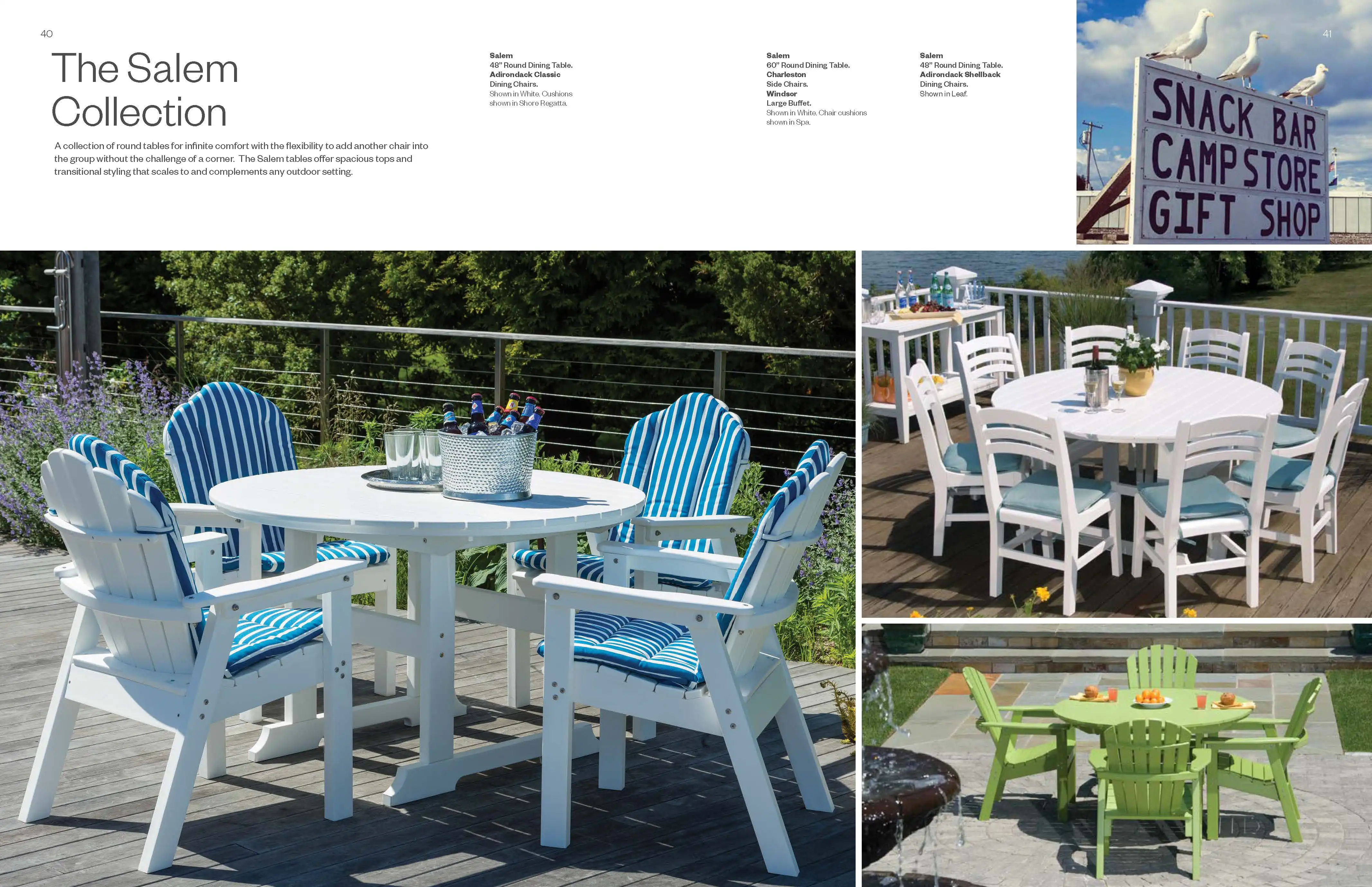 SALEM Small Dining Collection by Seaside Casual
