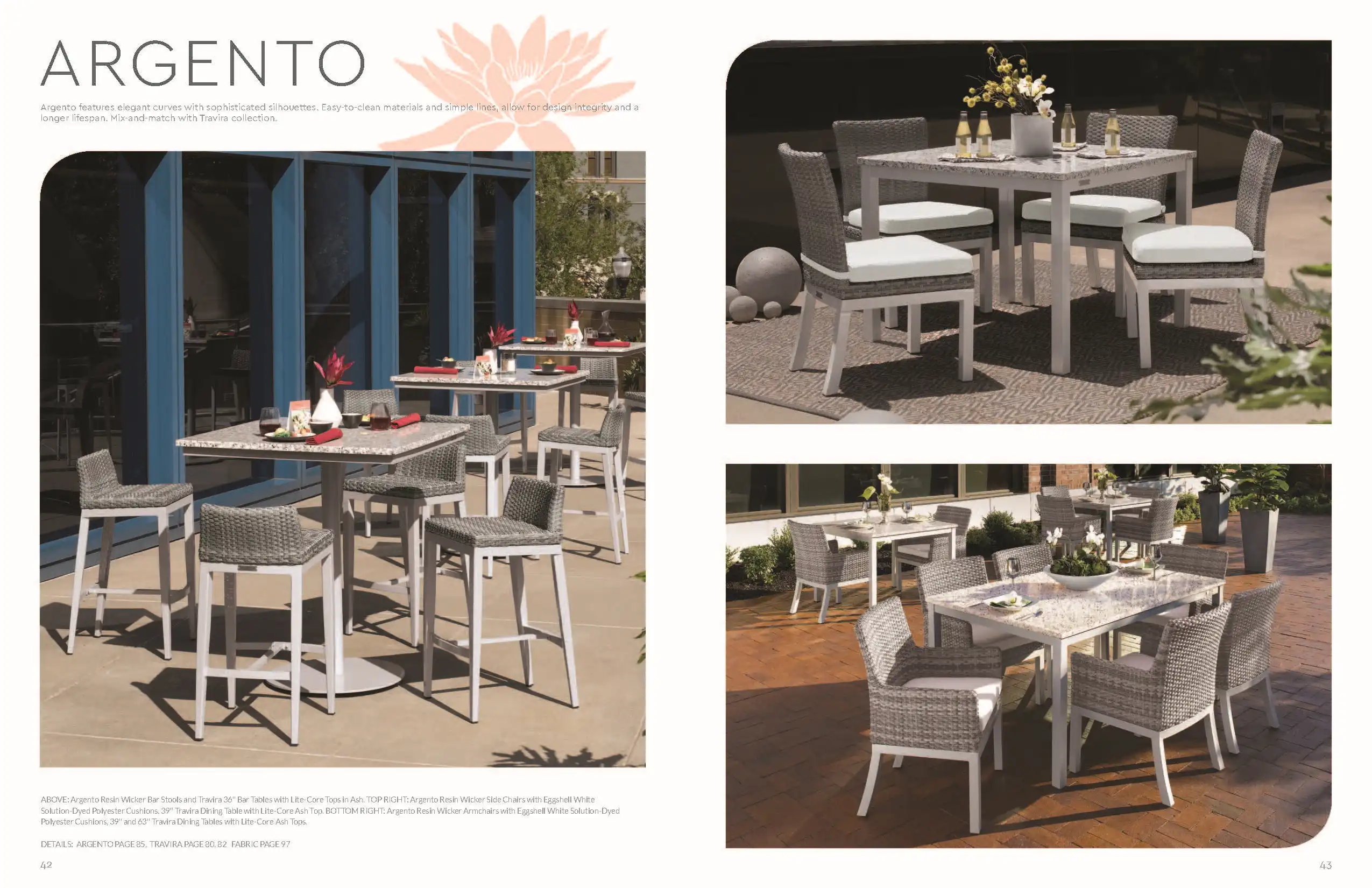 ARGENTO (1) 4-Person Seating by Oxford Garden
