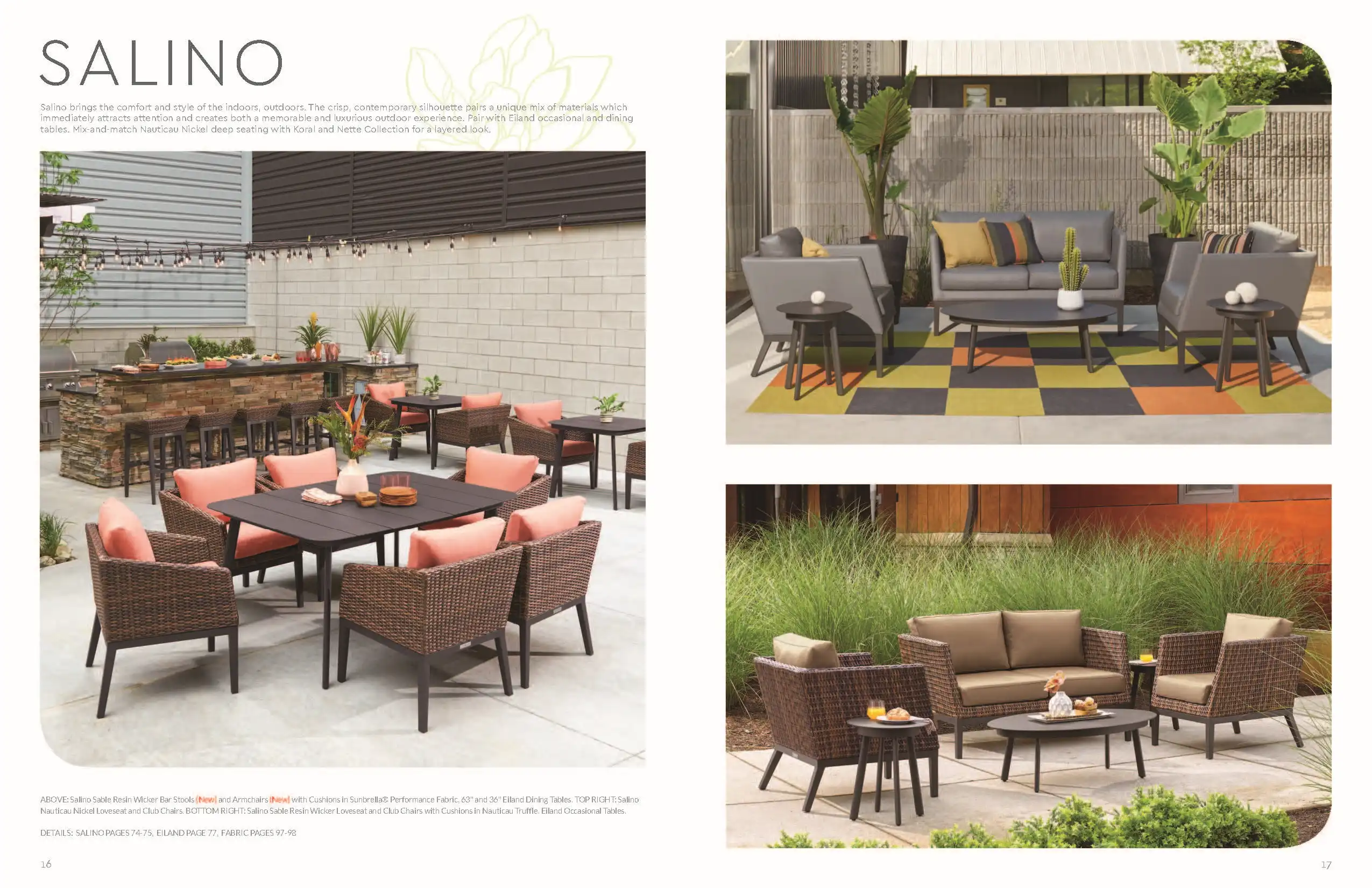SALINO (1) Dining & Chat Area by Oxford Garden