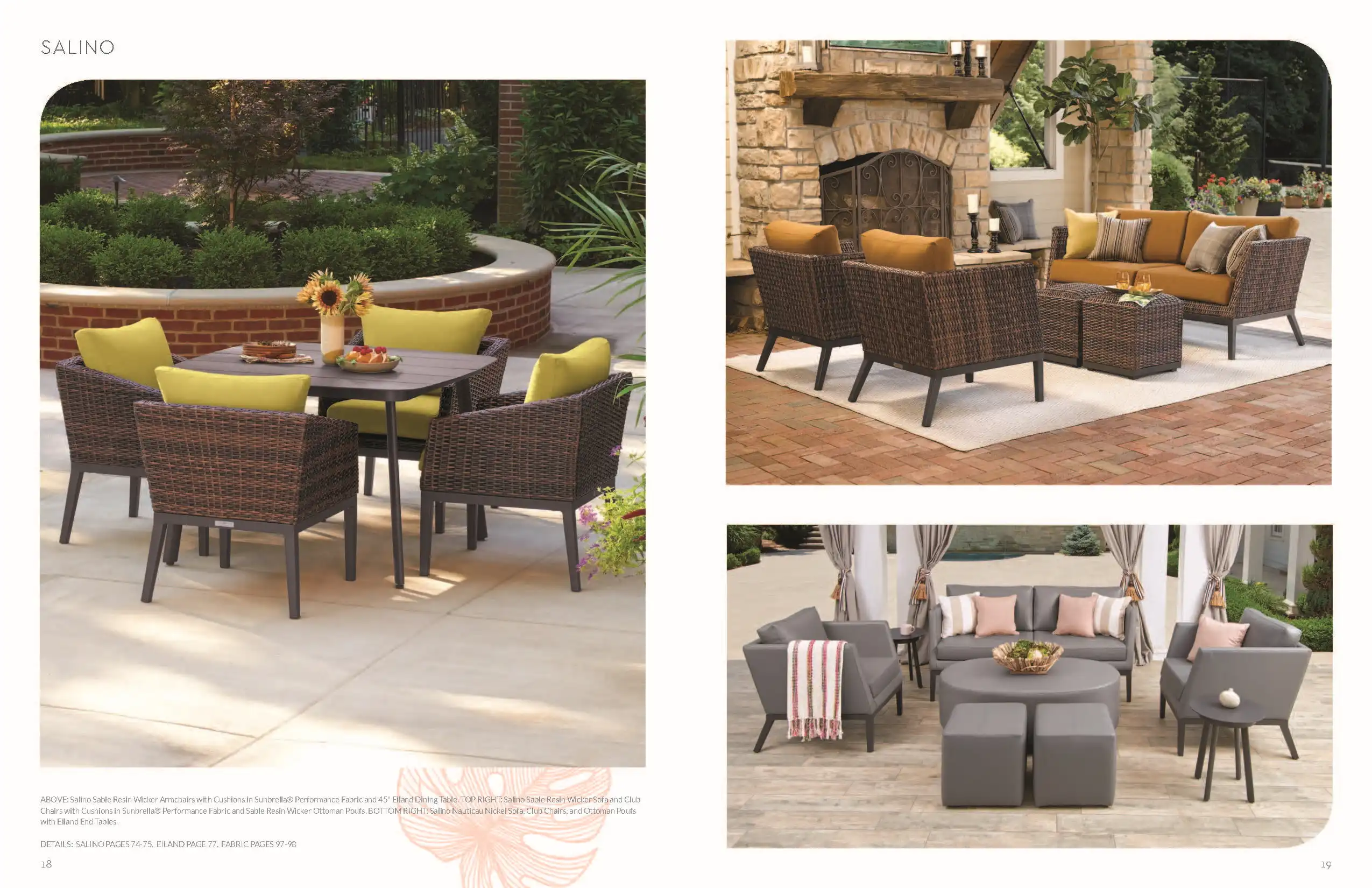 SALINO (3) Dining & Chat Areas by Oxford Garden