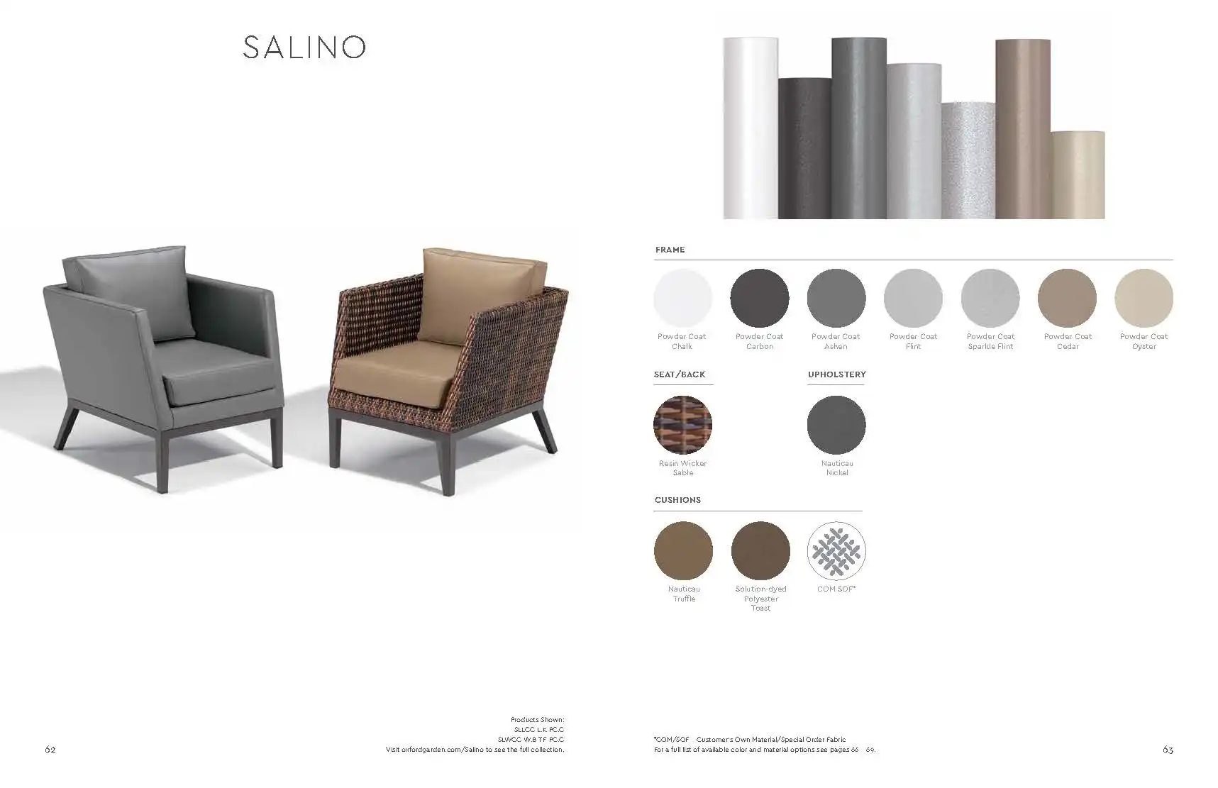 SALINO (5) Lounge Chairs by Oxford Garden