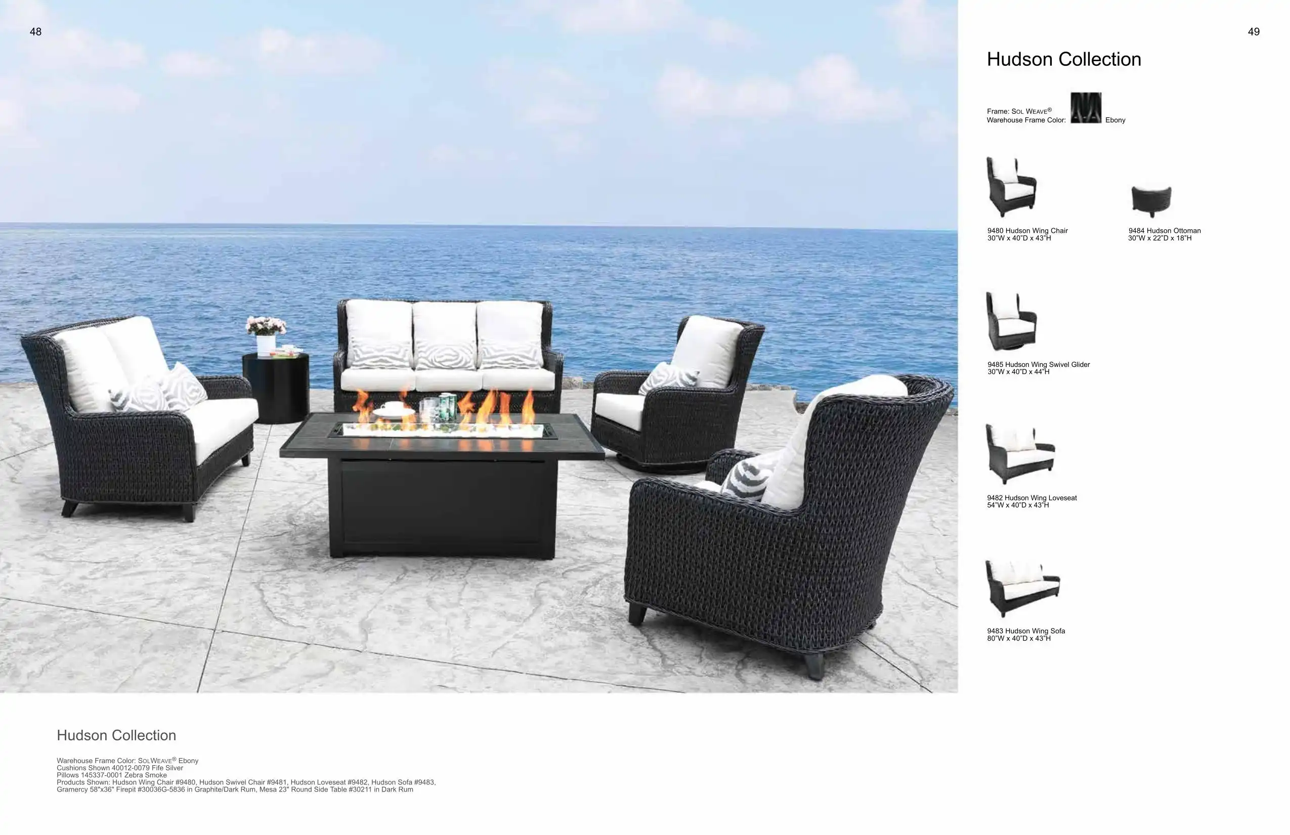 HUDSON Sofa (WICKER) Collection(s) by Cabana Coast
