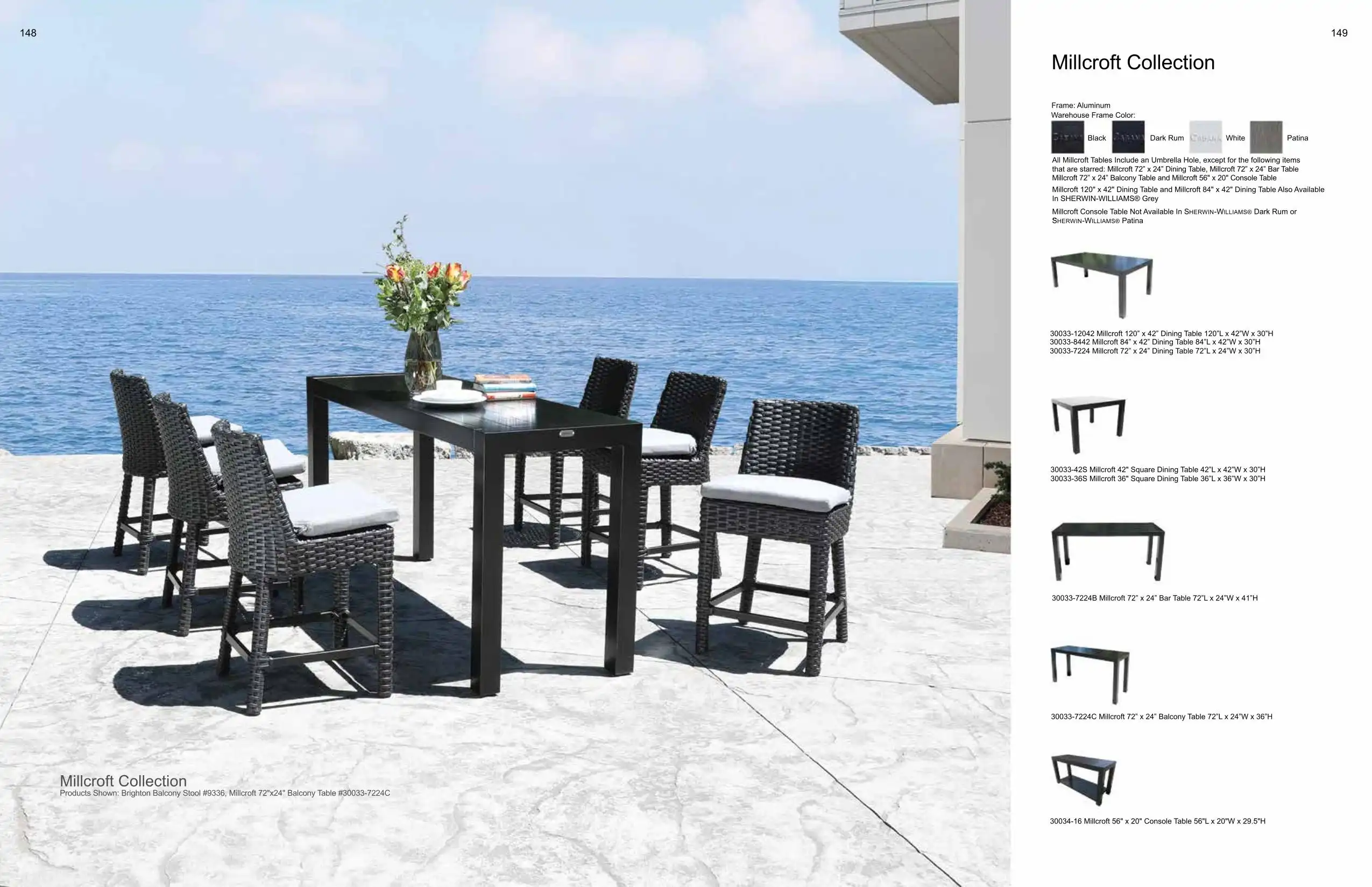 MILLCROFT Dining Table (WOVEN) Collection(s) by Cabana Coast